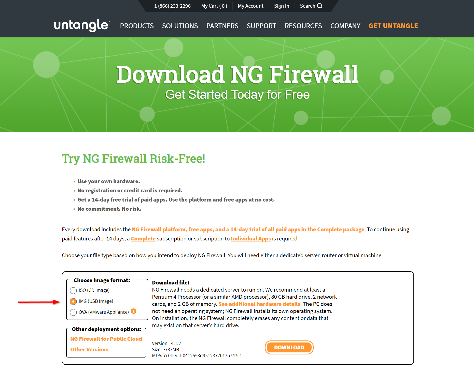 untangle firewall home subscription