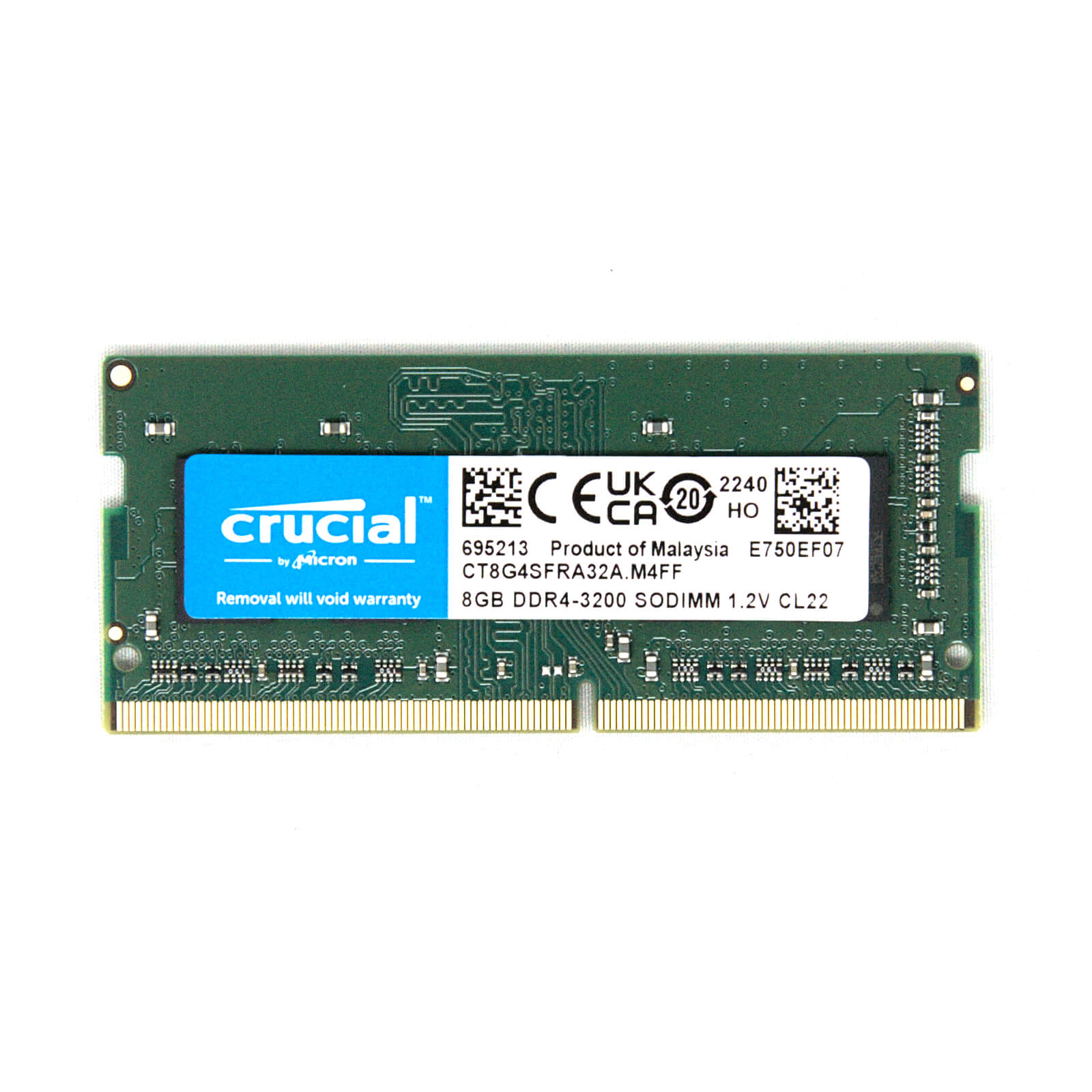 Crucial DDR4-3200 SO-DIMM Memory - Protectli 8GB - Module
