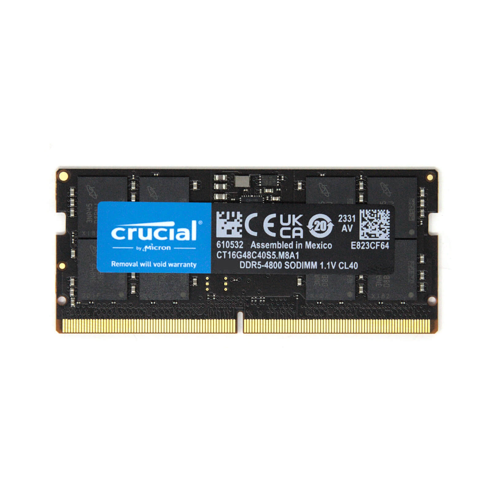 Crucial DDR5-4800 SO-DIMM Memory Module - 8GB