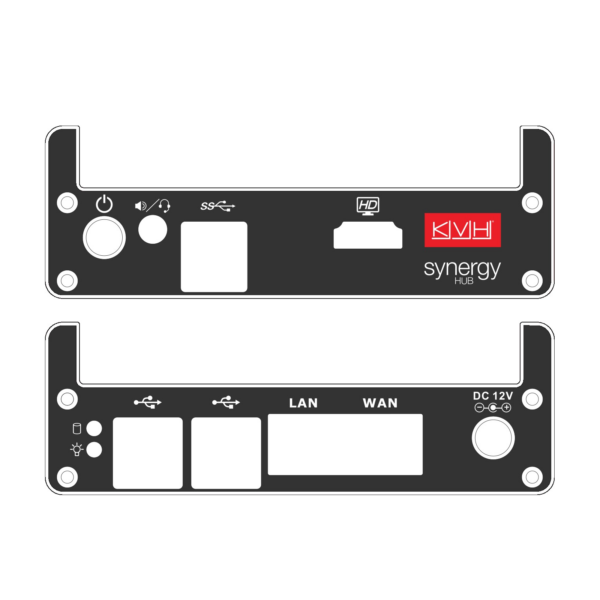 Custom Face Plate KVH FW2B - Front - Back - Image 2